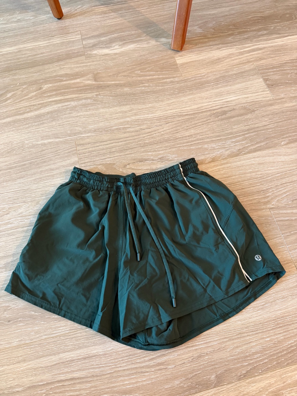 lululemon athletica women’s relaxed short Deep Green Athletic Shorts